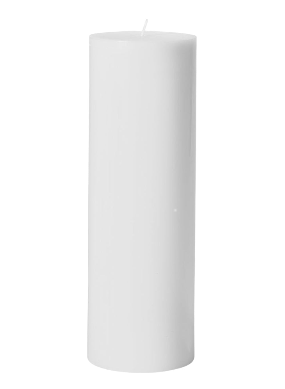 Extra Large White  Round Pillar Candle