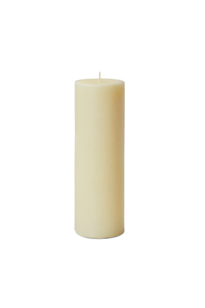 Serene Spaces Living Set of 12 Ivory Pillar Candles for Wedding, Birthday, Holiday & Home Decoration, 3" Diameter x 9" Tall