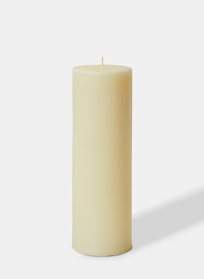 Medium Ivory  Round Pillar Candle