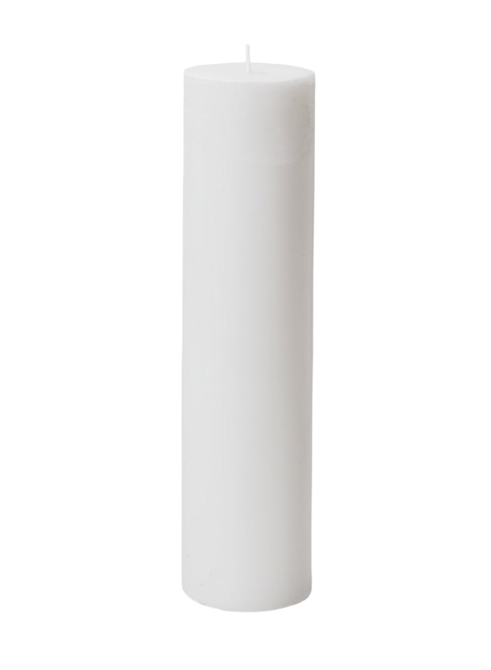 Large White  Round Pillar Candle