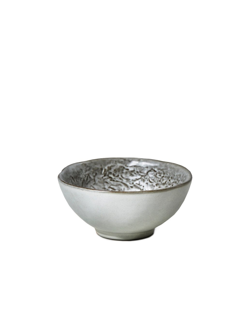 Free-Form Edge Glazed Ceramic Bowl, in 4 Sizes