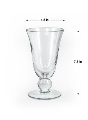 Wazon Pedestal Glass Urn Vase, In 4 Sizes