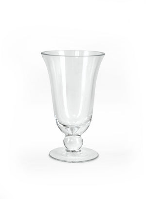 Serene Spaces Living Decorative Wazon Pedestal Glass Urn Vase, In 4 Size Options