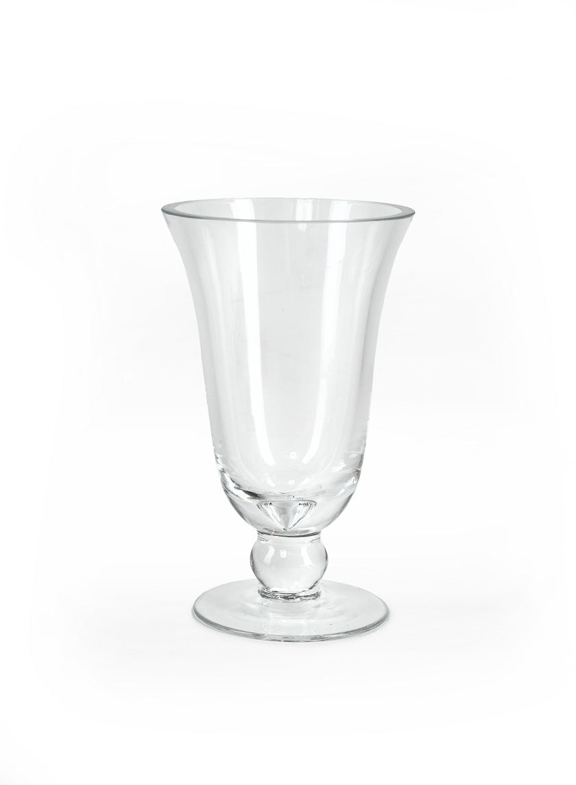 Wazon Pedestal Glass Urn Vase, In 4 Sizes