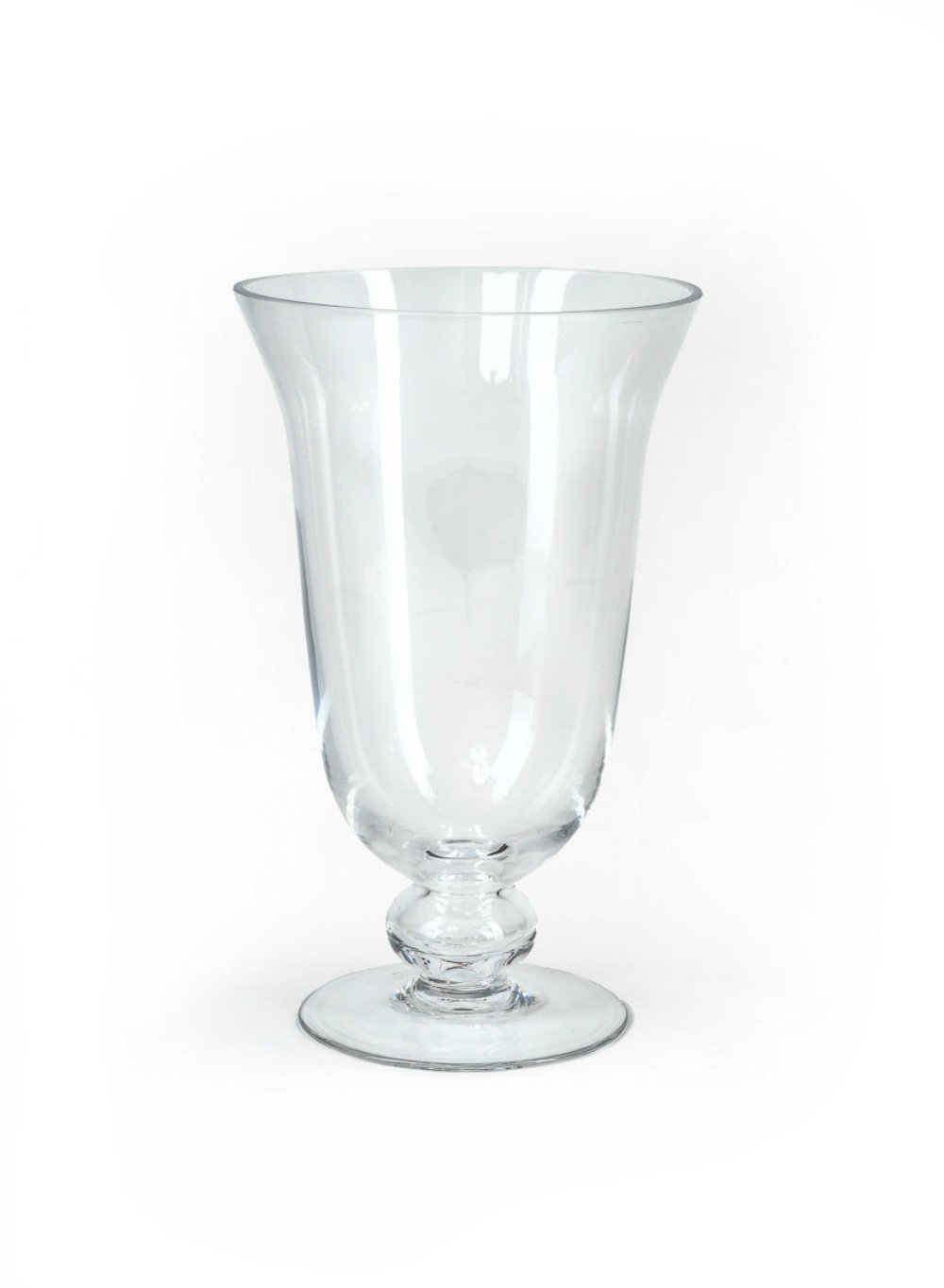 Wazon Pedestal Glass Urn Vase, In 4 Sizes