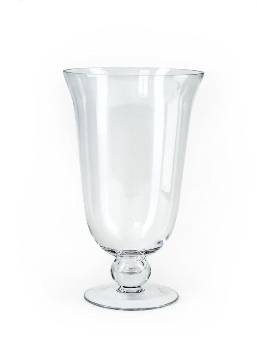 Wazon Pedestal Glass Urn Vase, In 4 Sizes