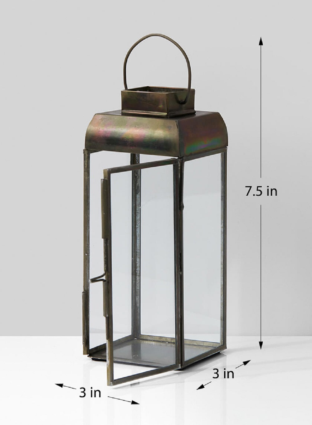 Atrani Square Lantern, in 2 Sizes & Colors