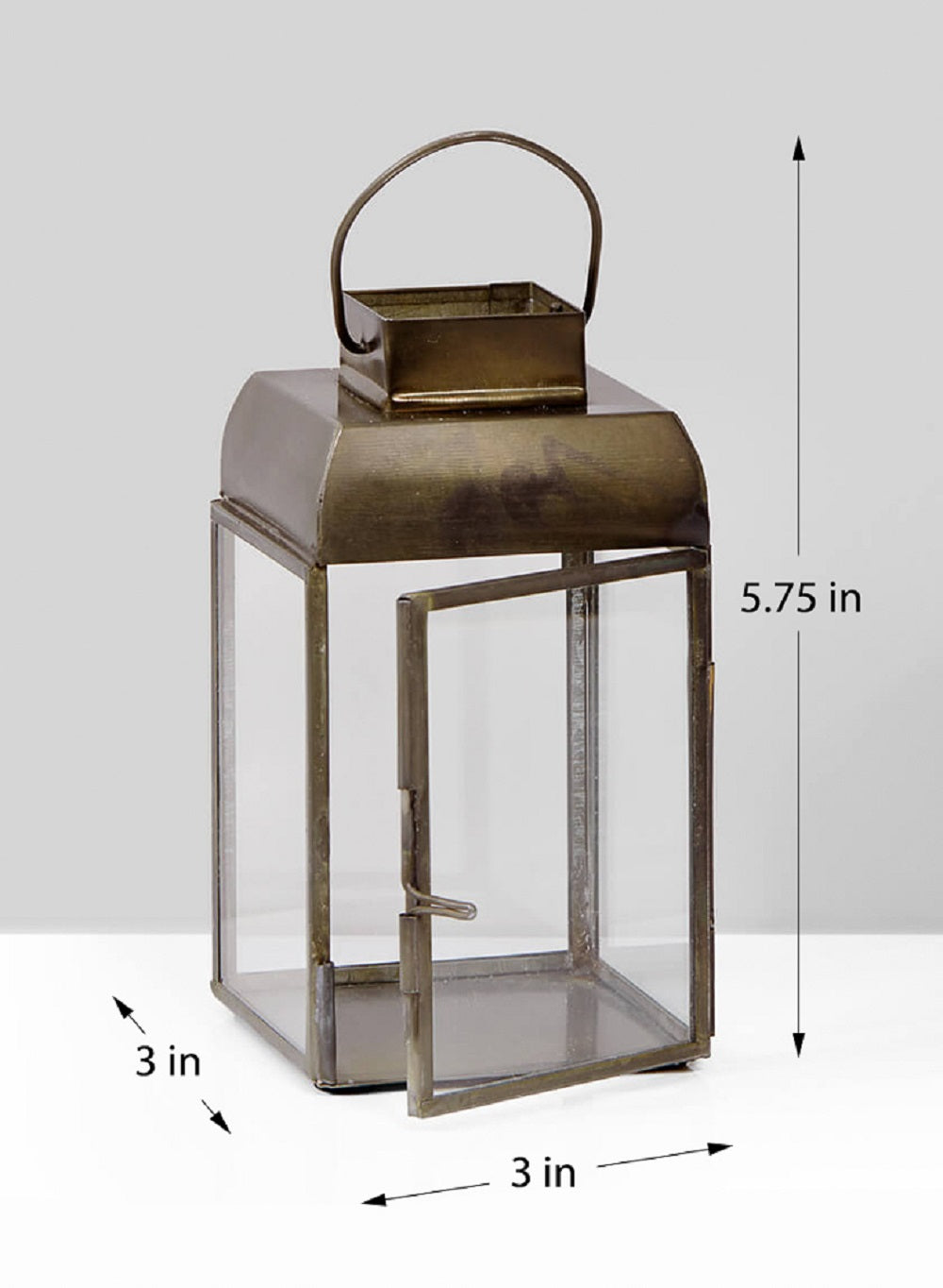 Atrani Square Lantern, in 2 Sizes & Colors