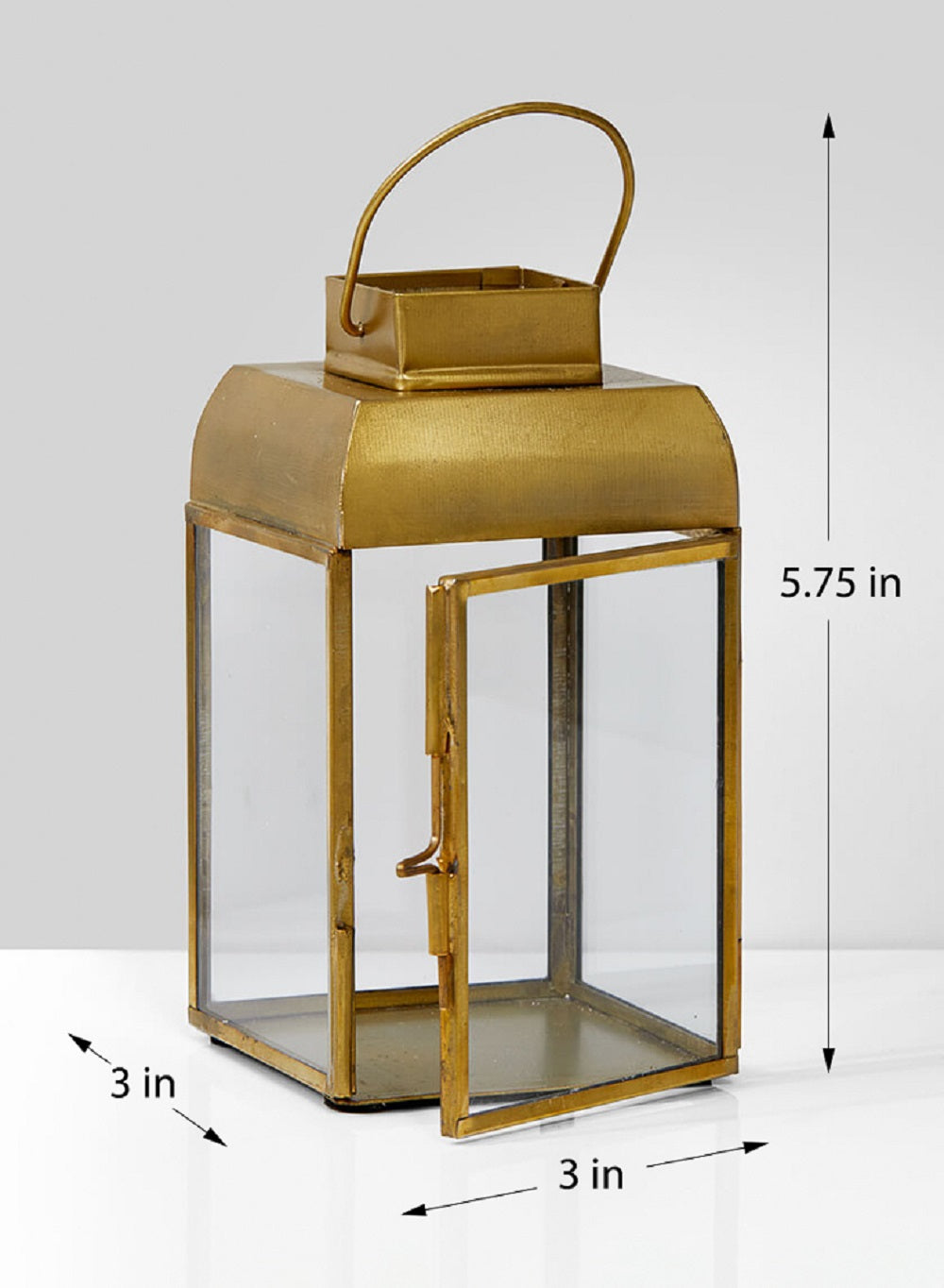 Atrani Square Lantern, in 2 Sizes & Colors