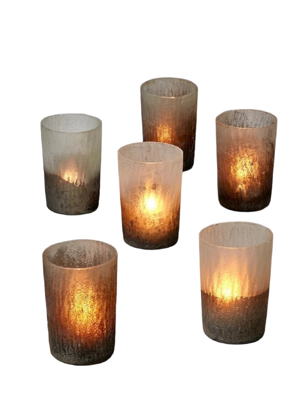 3" Ombre Frost Gold Votive Candle Holders, Set of 6 or 48