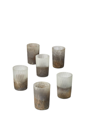 3" Ombre Frost Gold Votive Candle Holders, Set of 6 or 48