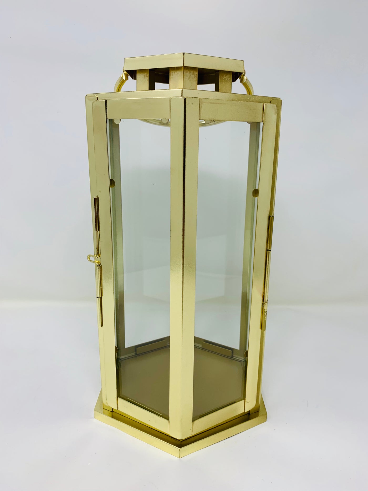 Rustic Indoor Lantern, Large Hexagonal