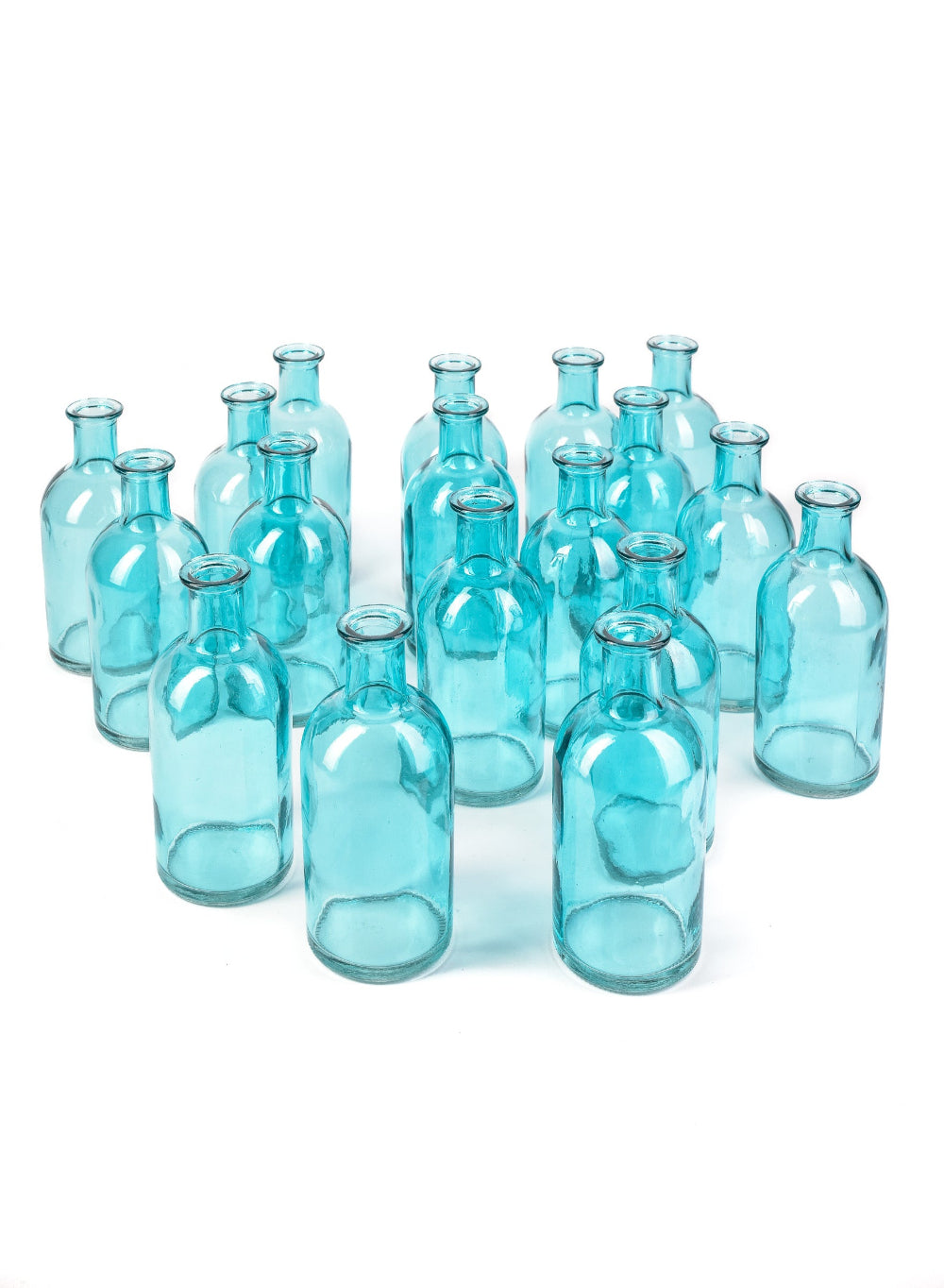 Antique Medicine Bottle Bud Vases, in 5 Colors