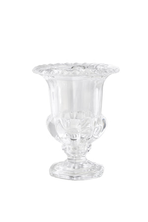 Serene Spaces Living Decorative Glass Urn, Centerpiece Vase for Wedding, Event, 2 Sizes Available