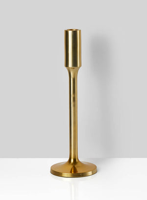 Sleek Gold Candlestick Holder, in 2 Sizes