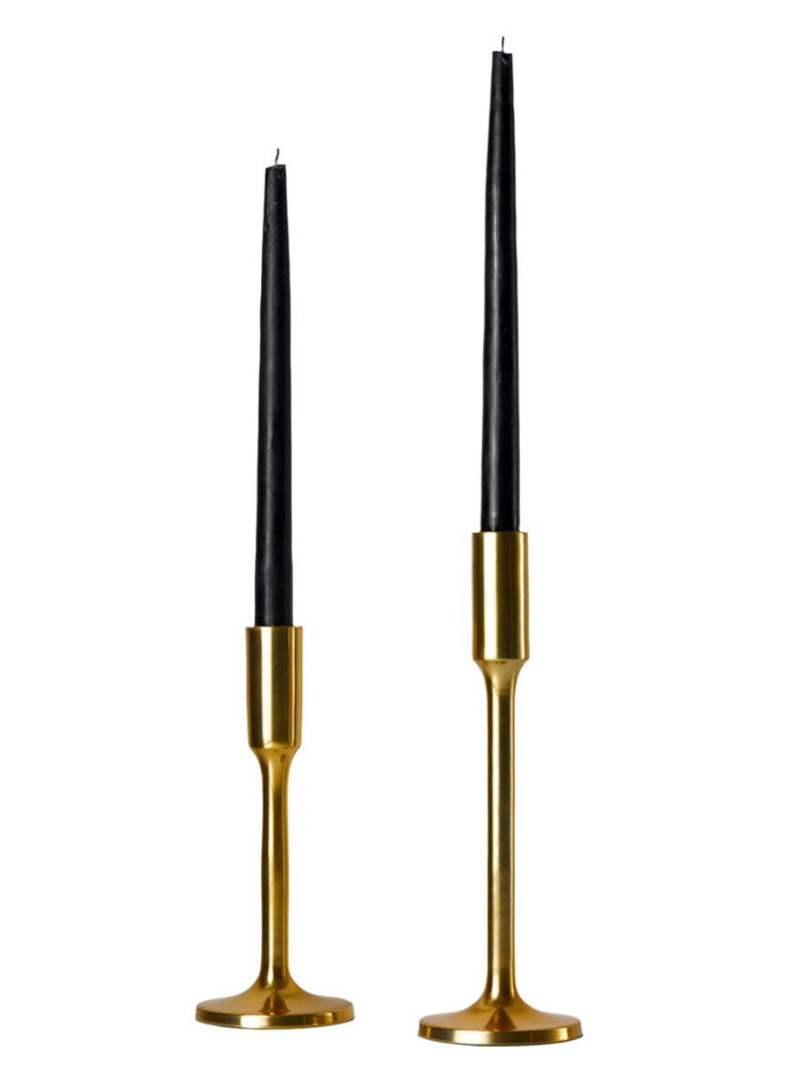 Decorative Sleek Gold Candlestick Holder Buy Online Serene Spaces
