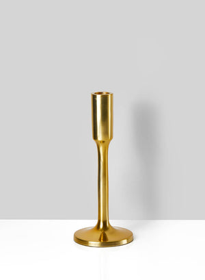 Sleek Gold Candlestick Holder, in 2 Sizes