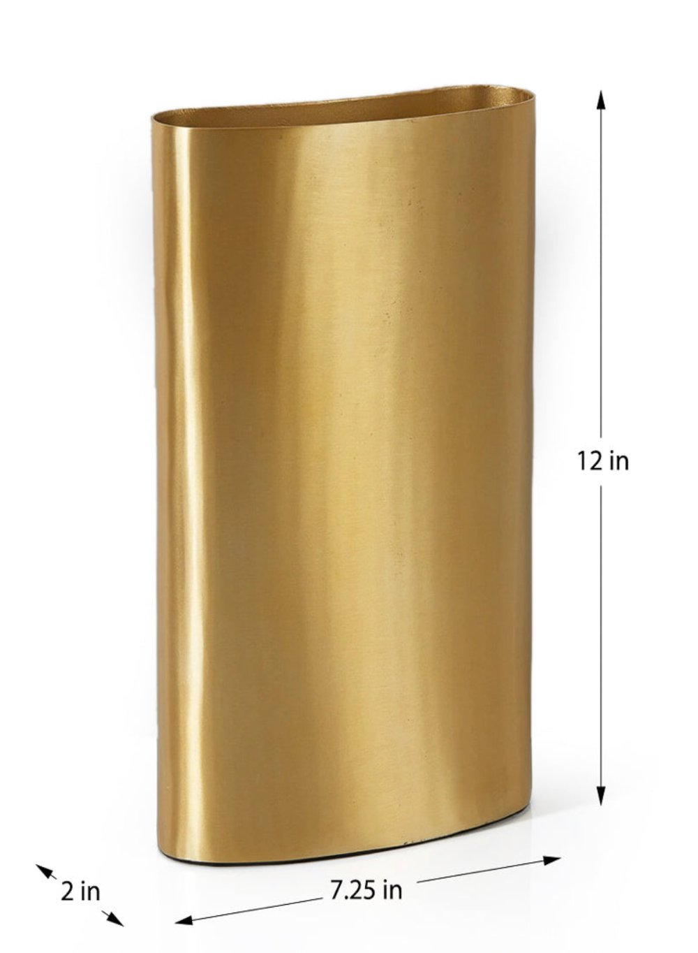 Stylish Matte Gold Floral Vase, In Various Shapes & Sizes