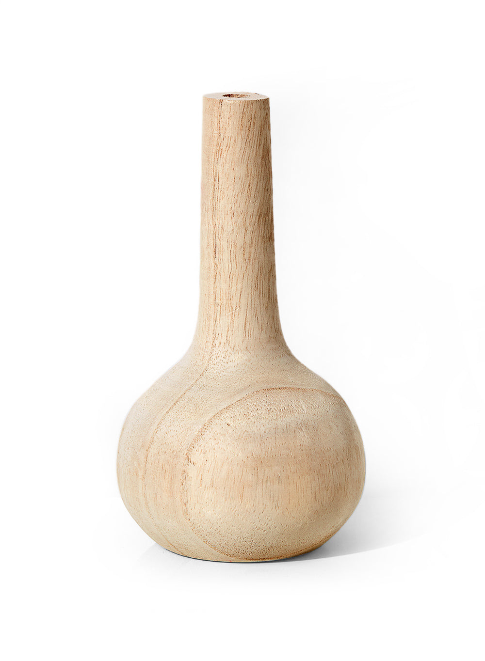 Paulownia Wood Bottle Vase, in 2 Sizes