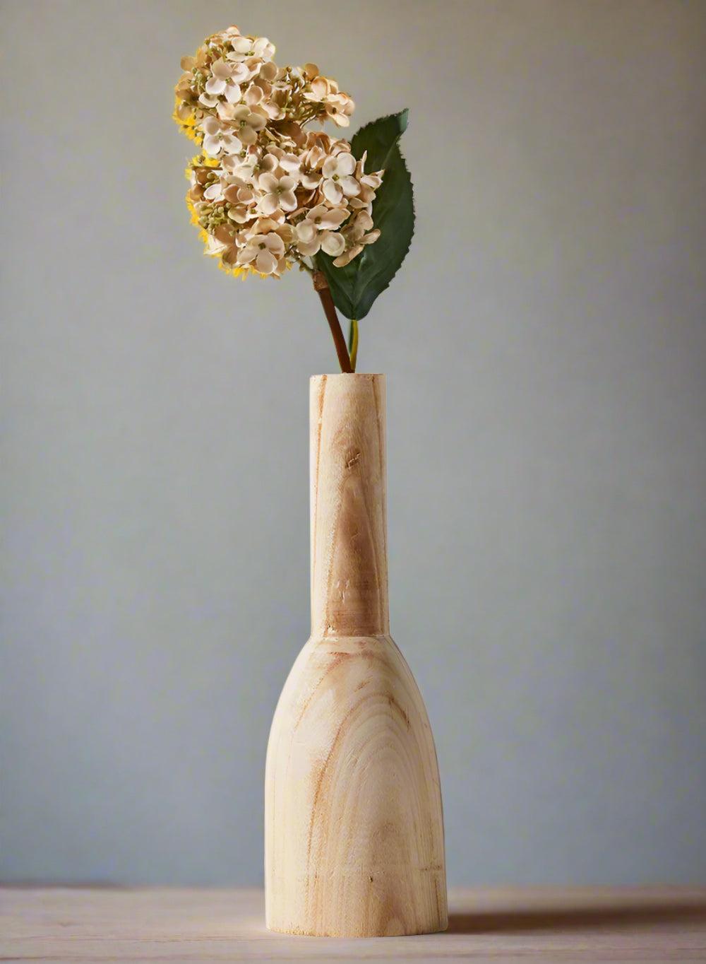 Paulownia Wood Bottle Vase, in 2 Sizes