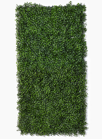 Serene Spaces Living Set of 12 Artificial Boxwood Mat, Realistic Looking, Versatile Grassy Mat, Measures 20" by 20"