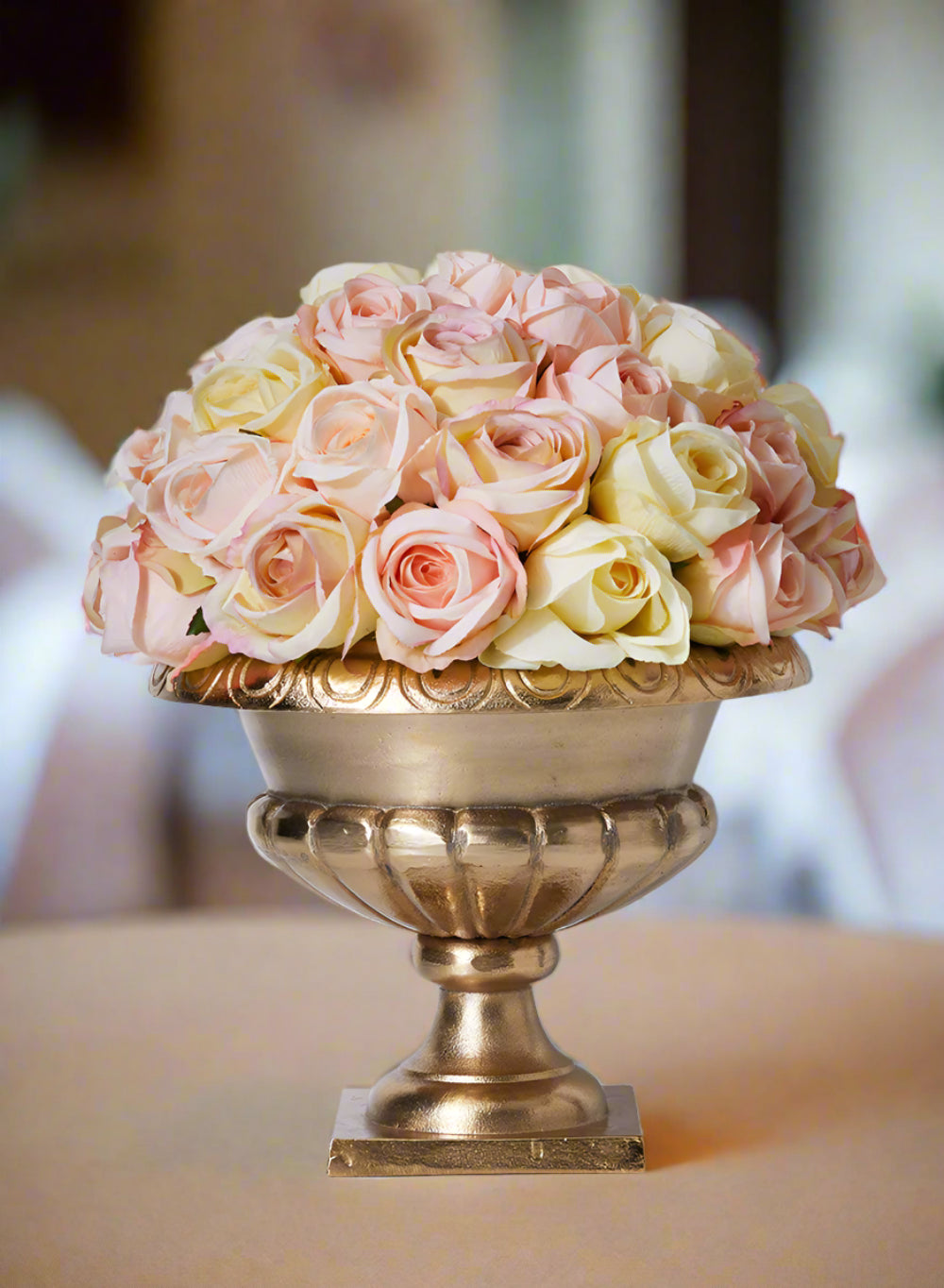 Sorrento Gold Urn Vases Serene Spaces Living