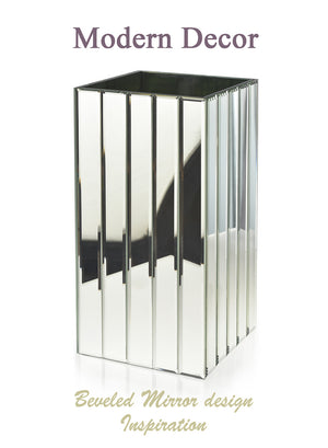Gatsby Mirror Strip Vases, in 2 Shapes