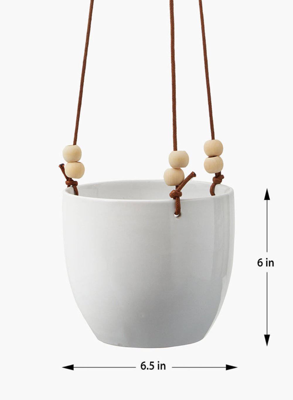 Hanging Ceramic Planter, In 3 Sizes