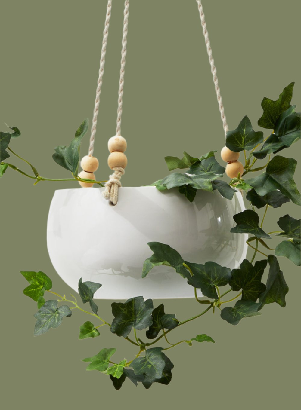 Hanging Ceramic Planter, In 3 Sizes