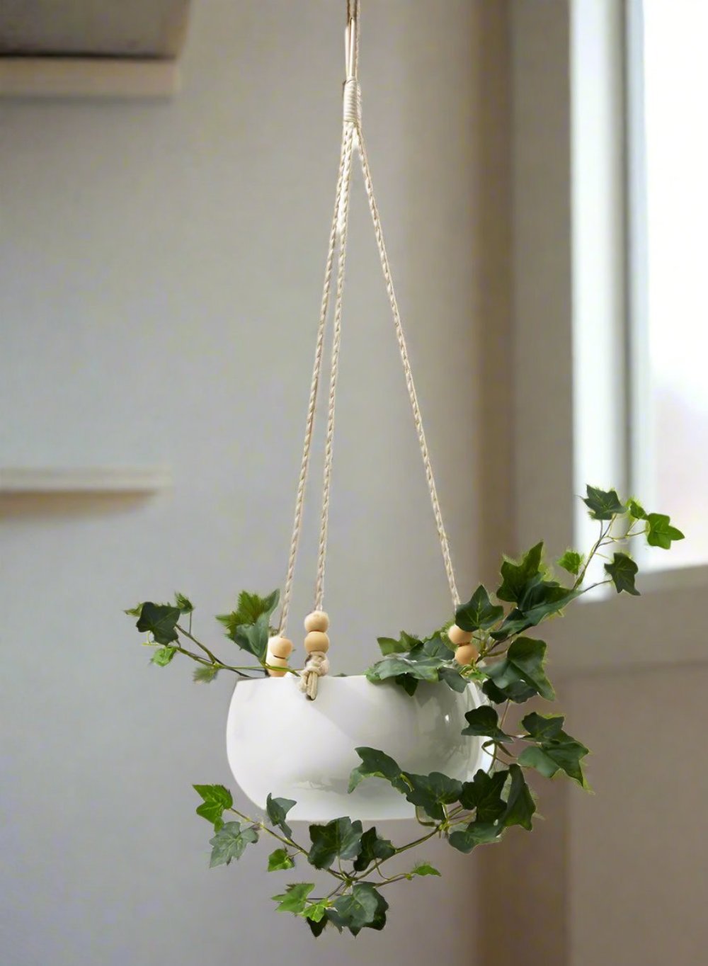 Hanging Ceramic Planter, In 3 Sizes