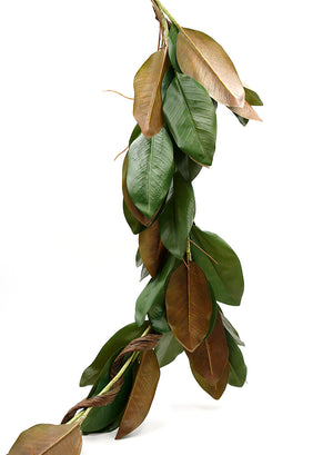 Magnolia Leaf Garland for Xmas, Holiday Decor, Serene Spaces Living